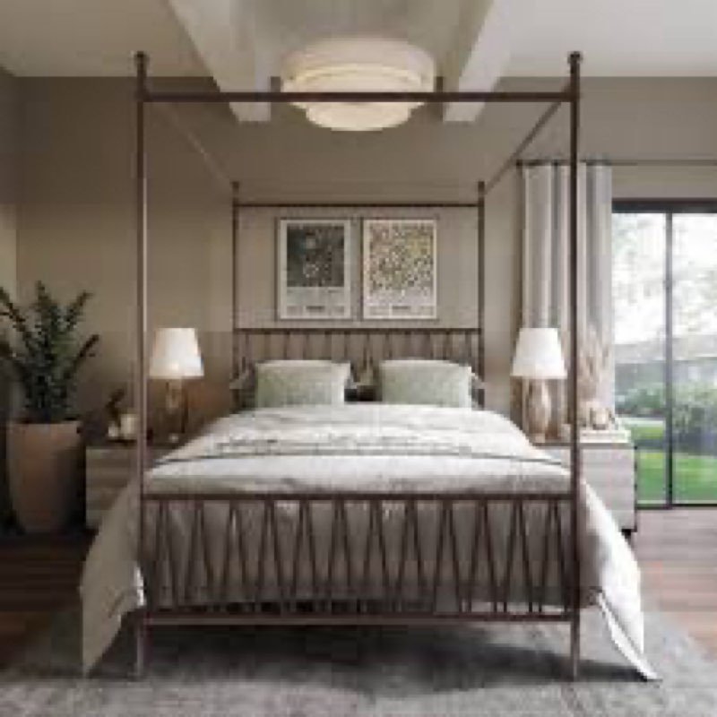 Eram Metal Canopy Bed INCOMPLETE 