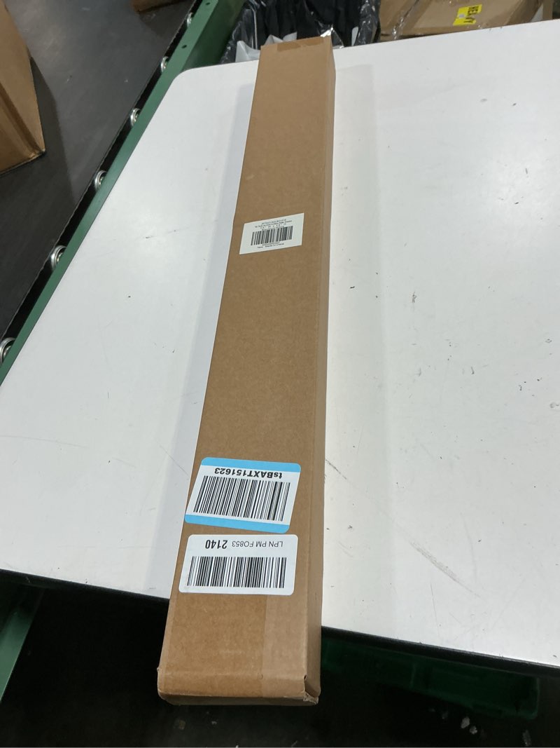 Condition photo showing New/Like New for lazblinds no drill blinds for indoor windows, blackout roller shades, cordless window blackout blinds, thermal insulated fabric uv protection for home and office, 28" w x 48" h, white blackout-white 28" w x 48" h