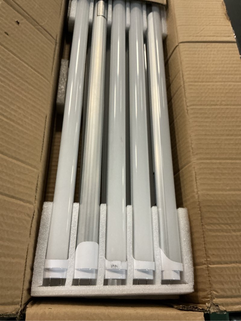 Condition photo showing As Is for aolyty t8 led tube light, 9w shop light 6500k super bright dual end powered no ballast bypass light fixtures 2ft 24" for warehouse, garage, office, home - 20 pack 2 ft 9w 20 pack
