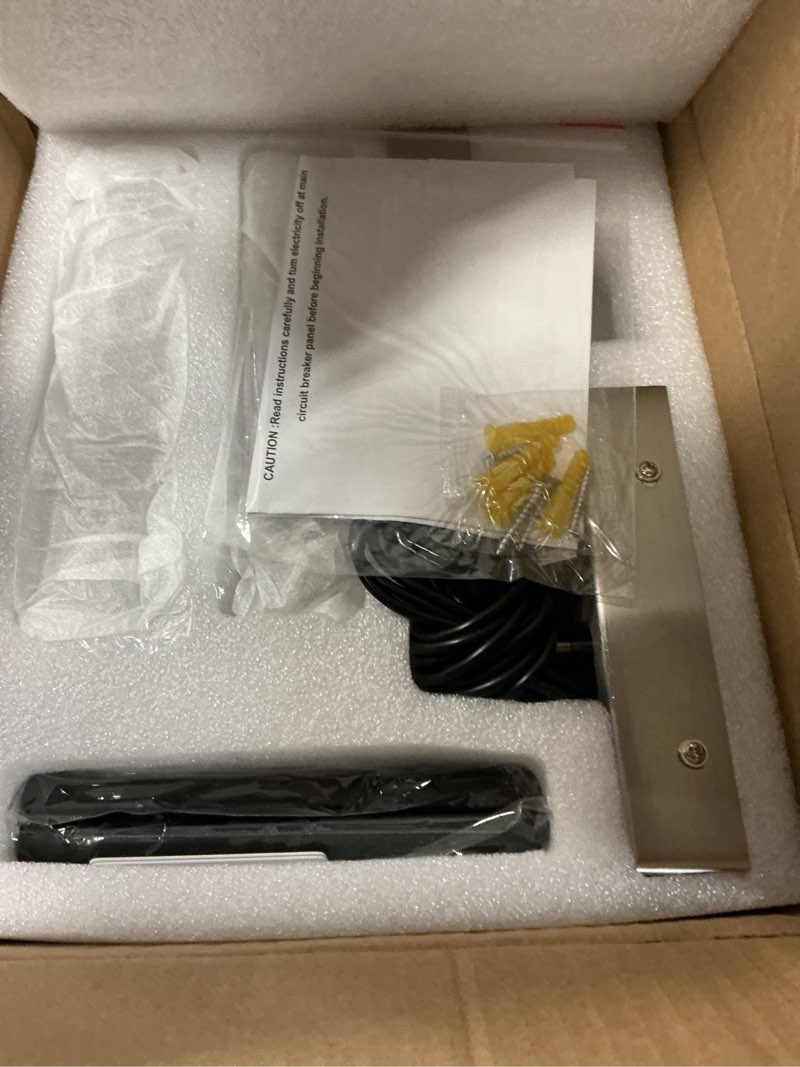 Condition photo showing Good Condition for brushed nickel battery operated wall sconces set of 2, 20000mah rechargeable wall light with remote control, 3000k-6000k dimmable led wireless sconces for bedroom, living room, 15.6 inch