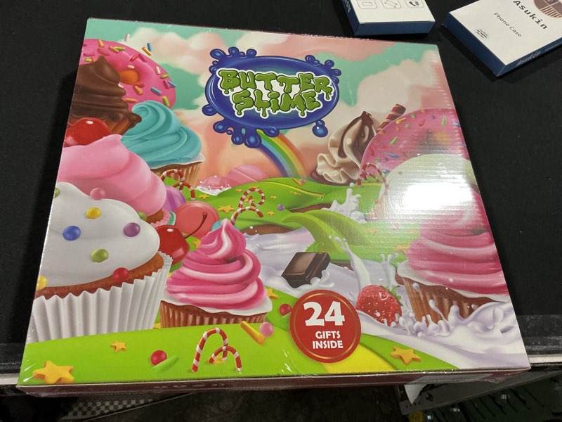 Condition photo showing New/Like New for Slime Advent Calendar 2025, Christmas Countdown Calendars 24 Days with DIY Slime Craft Kit Funny Gifts for KidsToddler Teens Boys Girls 4 5 6 7 8 9 10 11 12 Year Old Style 1