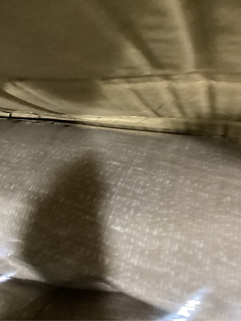 Condition photo showing New/Like New for suncreat 55 inch large double hammock with stand, 450lbs capacity, outdoor portable hammock with curved spreader bar, extra large pillow, tan