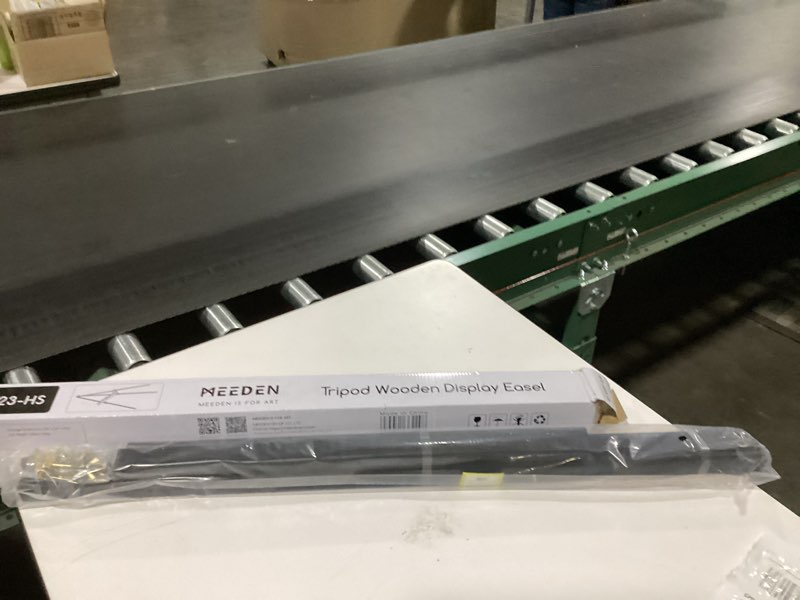 MEEDEN Wooden Easel Stand for Display: Black Wood Tripod for Wedding Sign - Poster Board Holder for 