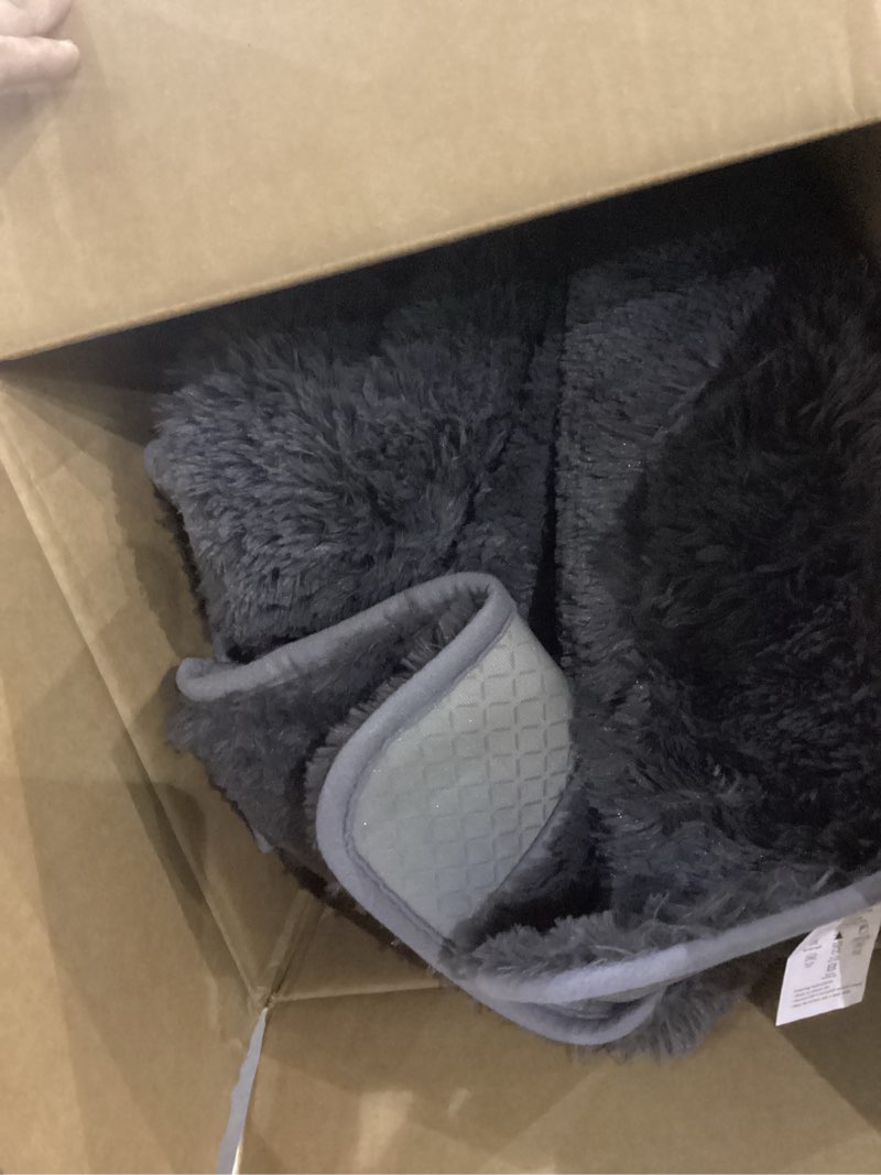 Condition photo showing Good Condition for Ophanie Area Rugs 9x12 Living Room, Large Grey Bedroom Carpet, Big Shag Indoor Thick Soft Nursery Rug, Gray Fluffy Carpets for Boy and Girls Room Dorm Home Decor Aesthetic 9' x 12' (Rectangular) 1- Grey