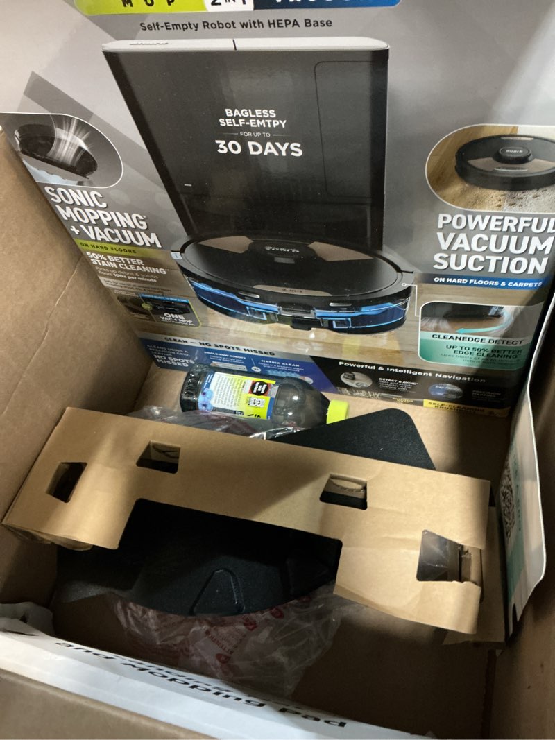 Condition photo showing Good Condition for Shark Matrix Plus Robot Vacuum and Mop, Sonic Mopping, Home Mapping, Clean Edge, for Pet Hair, for Carpets and Hard Floor, UR2650WS