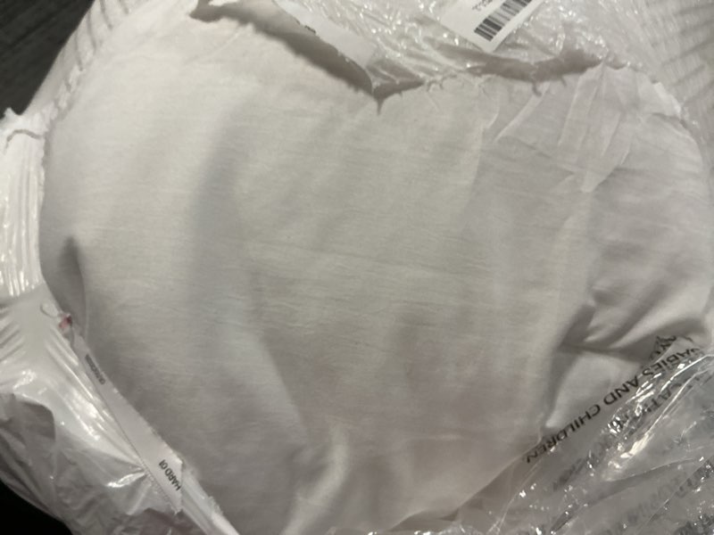 Condition photo showing As Is for BEDELITE Faux Fur Fleece Queen Comforter Set - Fluffy & Warm White Comforter Queen Size?Ultra Soft and Cozy Winter Bedding Set,Fuzzy Thick Bed Set,1 Comforter and 2 Pillowcases White Queen