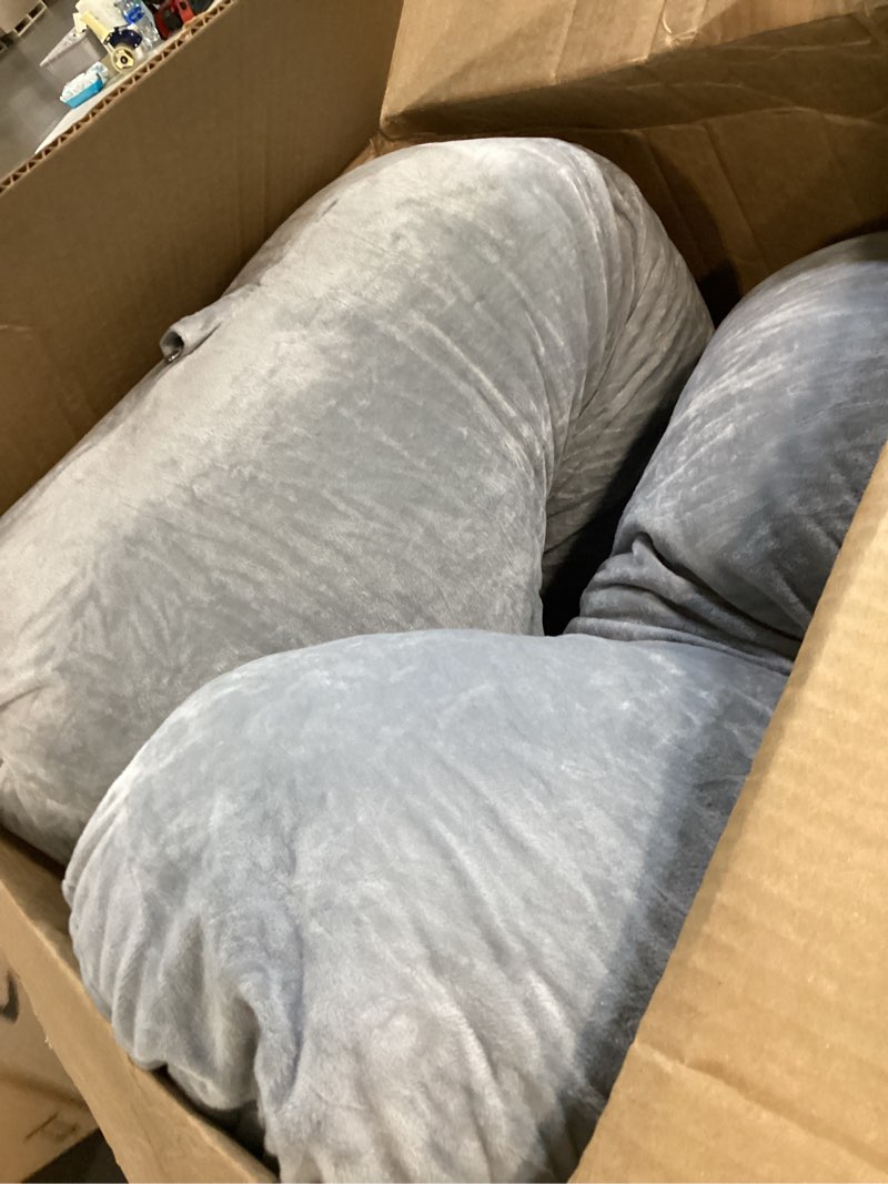 Condition photo showing Good Condition for momcozy pregnancy pillow for sleeping - u shaped full body maternity pillow | removable cover, support for back, legs, belly, hips for pregnant women, side sleeper, pregnancy gifts & essentials, 57 inch grey