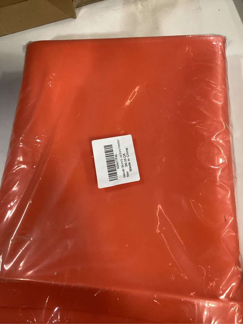 Condition photo showing New/Like New for Silicone Griddle Mat for Blackstone Griddle 36 Inch - Food Grade Silicone Griddle Cover for Blackstone Flat Top Grill, 36" Thickened Buddy Mat Grilling Accessory for Black Stone Protection Orange - 36 Inch