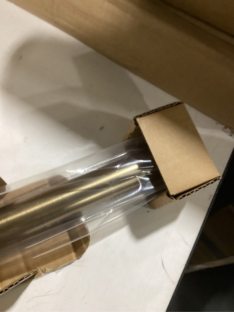 Condition photo showing Good Condition for Ivilon Tension Curtain Rod - Spring Tension Rod for Windows or Shower, 24 to 36 Inch. Warm Gold 24" to 36" Warm Gold