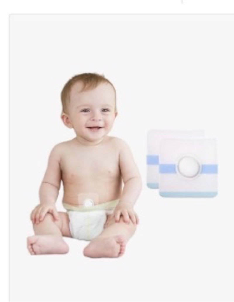 Baby Belly Navel Patches, Belly Button Shaper with Cotton Pads, Waterproof Umbilical Patch, Infant E