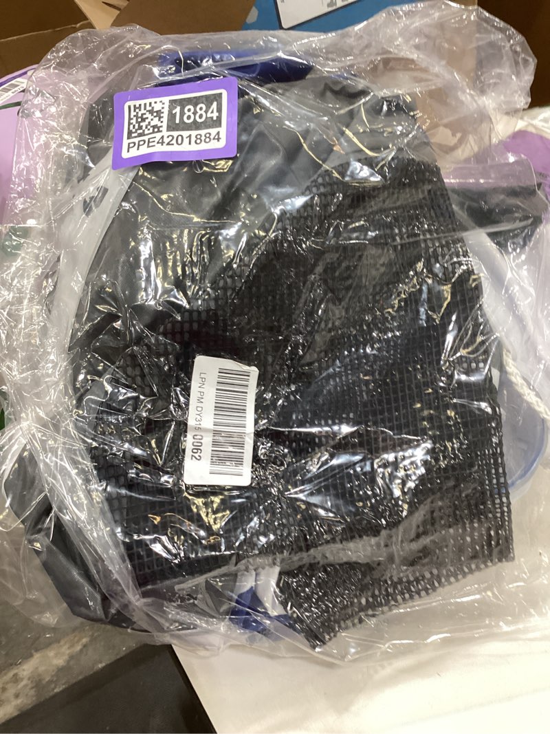 Condition photo showing As Is for intex 58825ep river run 1 inflatable floating lounge: comfortable backrest – built-in cup holders – durable grab handles – all around grab rope – 220lb weight capacity– blue river run 1 blue