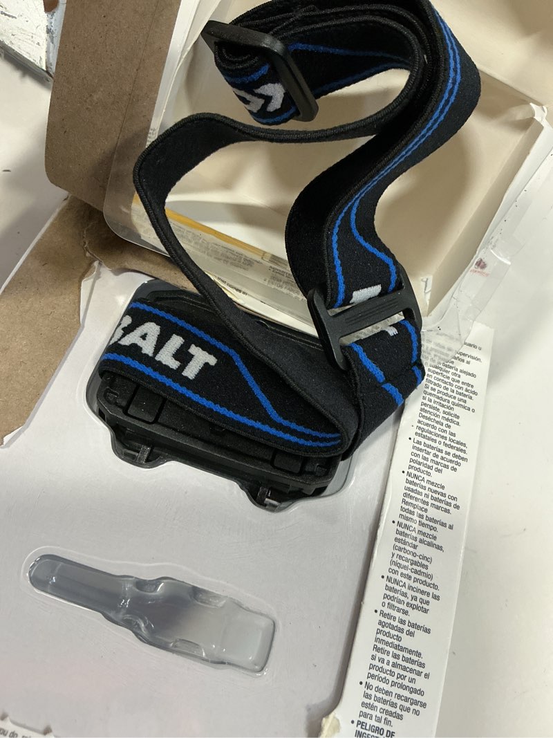 Condition photo showing As Is for Kobalt LED Headlamp