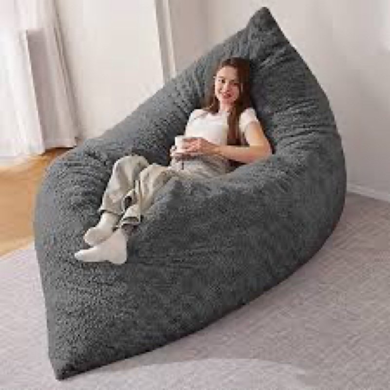 HABUTWAY Bean Bag Chair, Giant Bean Bag Chairs for Adults and Kids, Bean Bag Sofa, Lazy Floor Sofa, 
