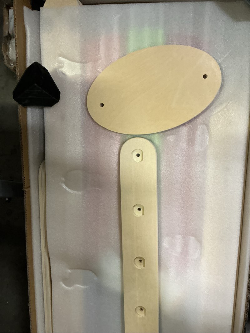 Condition photo showing Good Condition for COSYLAND Pikler Triangle Set 8 in 1 - Adjustable 3-Level Montessori Climbing Toys for Toddlers 18M-6Y, Foldable Wooden Indoor Jungle Gym & Playground with Train Toy & Gift Box, Rainbow Large Rainbow