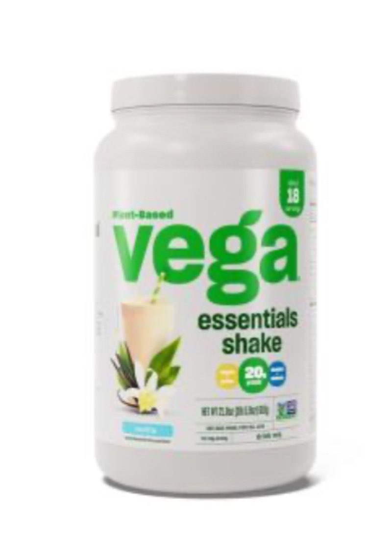 (Best by:17/OC/2025) Vega Protein + Nutrition - 20g Plant-Based Pea Protein, Vanilla, 18 Servings, Vegan Keto Superfood, Antioxidant-Rich, Gluten Free, Dairy Free, Low Carb, 1.3lbs (Packaging May Vary) Essentials Vanilla (Large Tub)