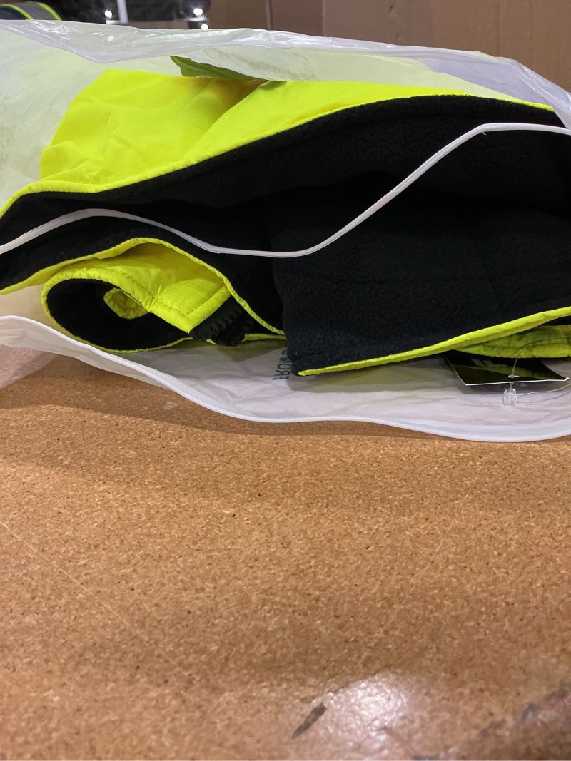 Condition photo showing Good Condition for fonirra high visibility vest for men waterproof,ansi class 2 hi vis fleece vest for outdoor,lightweight medium yellow