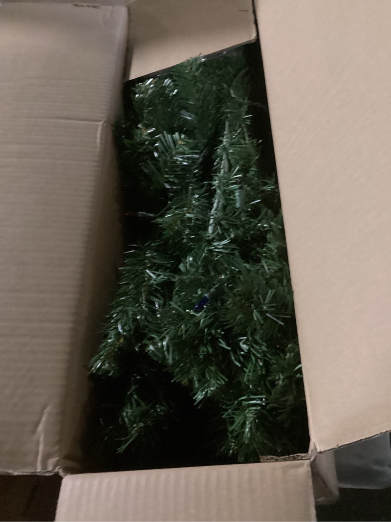 Condition photo showing Good Condition for National Tree Company Pre-Lit Artificial Medium Christmas Tree, Green, Kincaid Spruce, Multicolor Lights, Includes Stand, 4 Feet 4ft