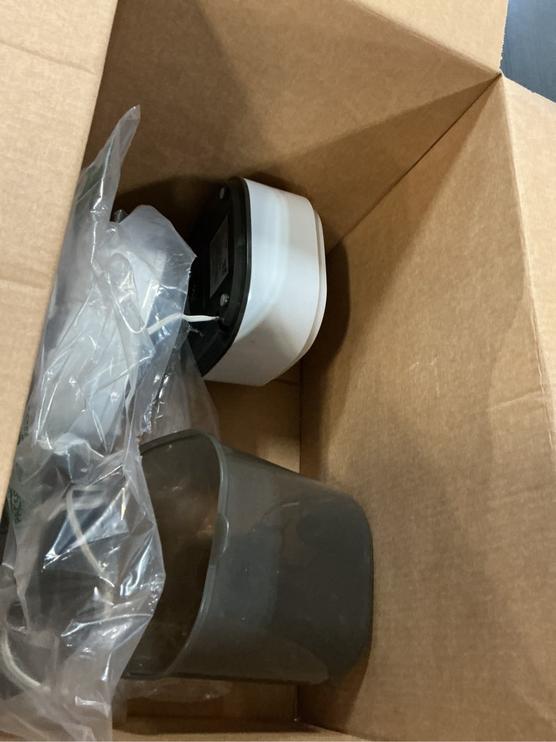 Condition photo showing As Is for bottle sterilizer and dryer, compact electric steam baby bottle sterilizer (esterilizador de biberones), bottle sanitizer for baby bottles, pacifiers, pump parts black