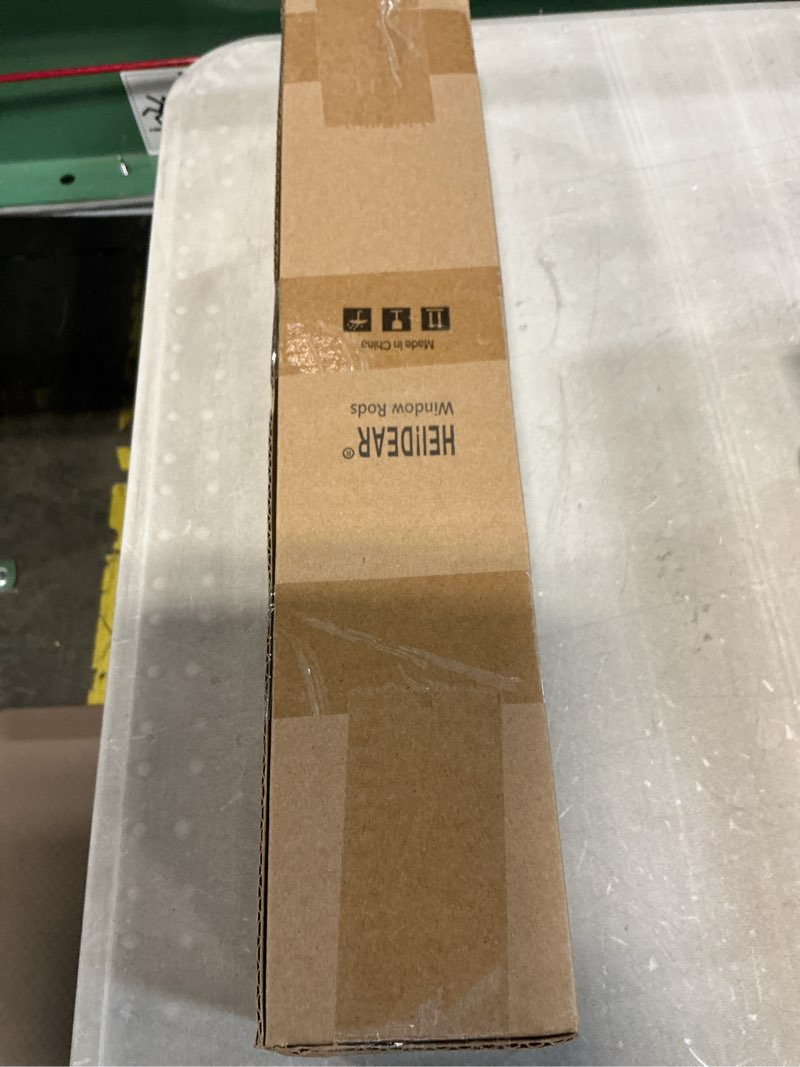 Condition photo showing New/Like New for Hei!Dear 2 Pack Blackout Curtain Rod for Windows 48 to 84 inch (4-7Ft), Wrap Around Room Darkening Curtain Rods, 5/8" Samll Adjustable Modern Decorative Window rod,White ?48-90"?2 pack White