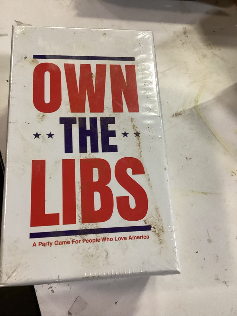 Condition photo showing New/Like New for Own The LlBBs - Funny White Elephant Gift - Men & Women's Birthday Gift - Hilarious Game