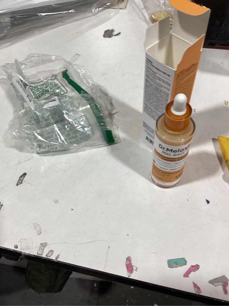 Condition photo showing As Is for Dr.Melaxin Peel Shot Kojic Acid Turmeric Serum 80ml For Dark Spot Care Exfoliaing Dead Skin Korean Skin Care All Skin