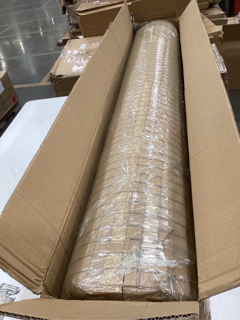 Condition photo showing New/Like New for 48in x 100ft hardware cloth hot-dip galvanized welded chicken wire fencing - standard wire mesh for garden, chicken coop, rabbit cage, rodent poultry enclosures & predator protection
