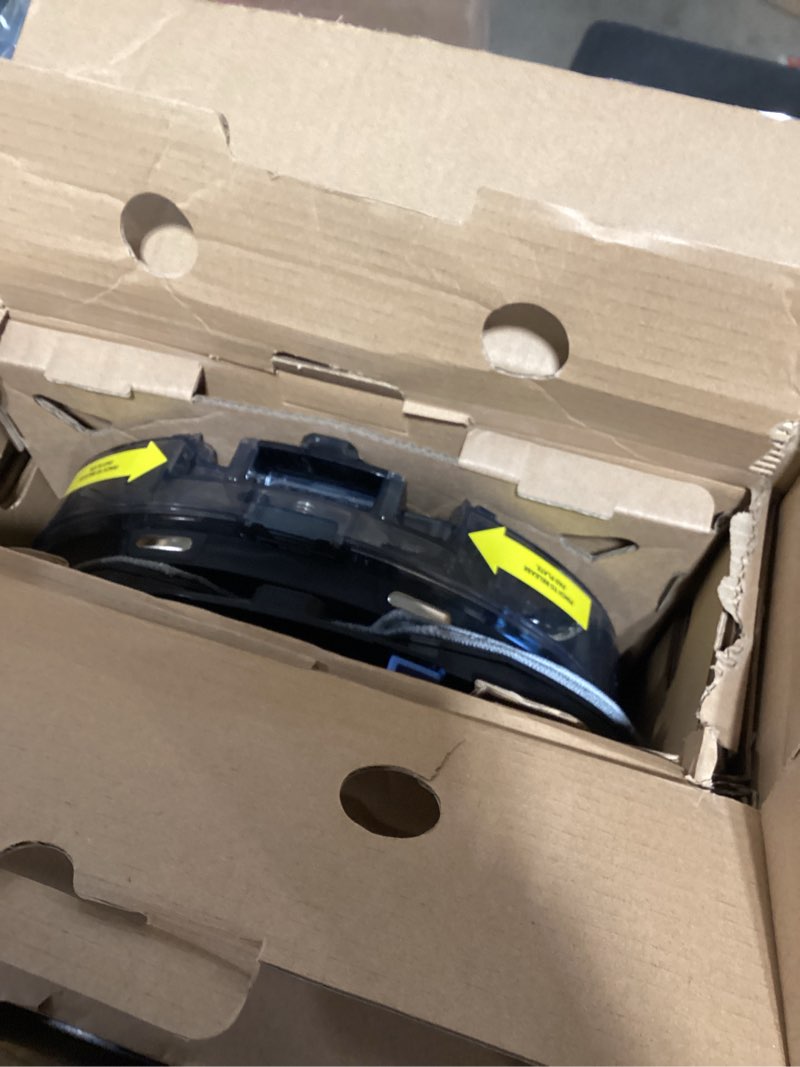 Condition photo showing As Is for Shark Robot Vacuum & Mop Combo, Powerful Suction, Matrix Plus, 60-Day Debris Capacity, HEPA Bagless Self Empty Base, Sonic Mopping, Home Mapping for Pet Hair - Carpets & Hardfloor, AV2610WA Wet and Dry Self-Empty (Gold/Black)
