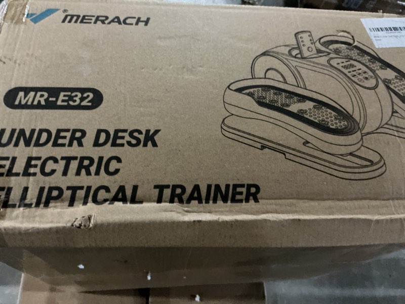 Condition photo showing Good Condition for MERACH Under Desk Elliptical Machine, Leg Exerciser While Sitting for Seniors with Remote Control & 12-Speeds, Quiet Portable Electric Seated Pedal Exerciser Machine for Home Office Classic