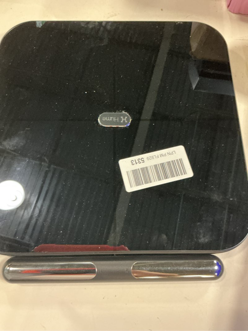 Condition photo showing As Is for the body pod - home body analyzer and free bluetooth app - 45+ key health metric
