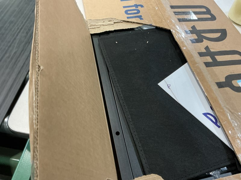 Condition photo showing Good Condition for pamray 32 inch small computer desk with 2 drawers for bedroom study writing home office table for small spaces black black 32 inch
