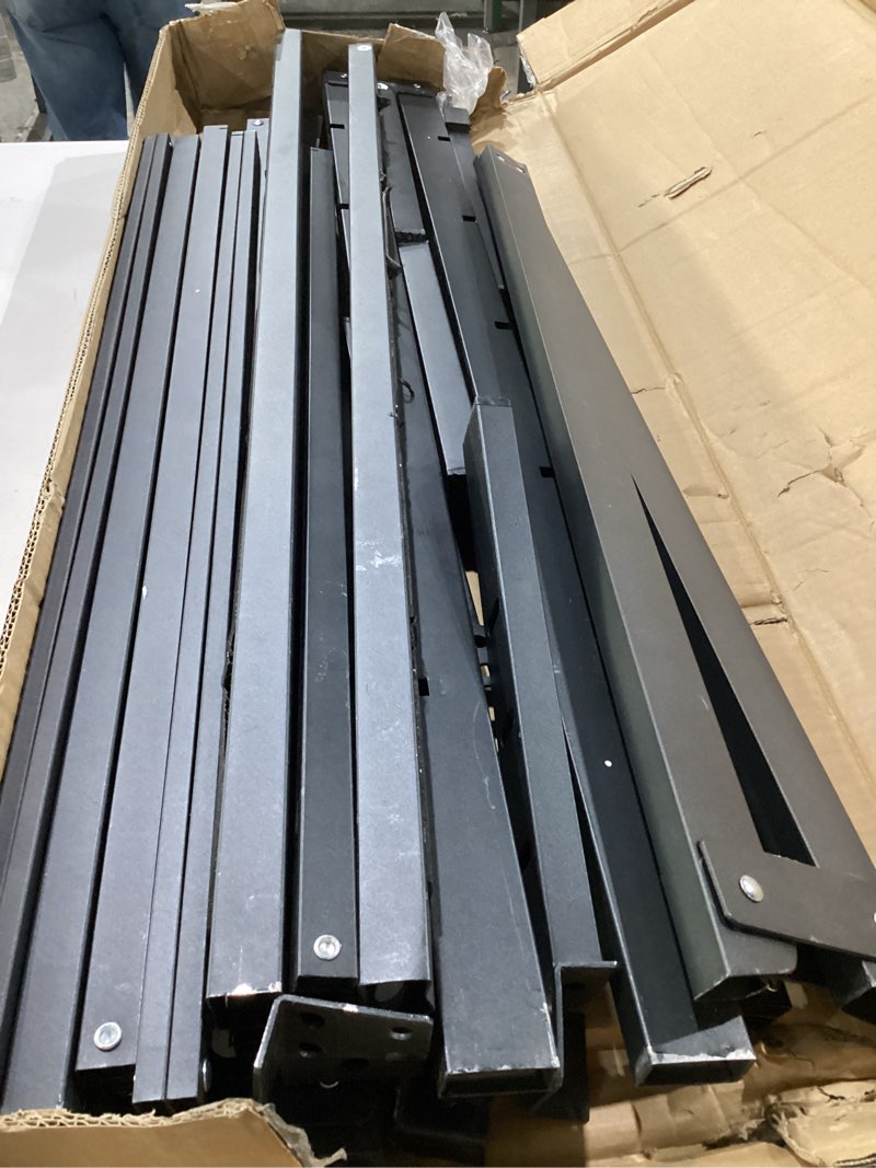 Condition photo showing As Is for Novilla Queen Bed Frame, 14 Inch Metal Platform Bed Frame Queen Size with Storage Space Under Bed, Heavy Duty Steel Slat Support, Easy Assembly, No Box Spring Needed 14 Inch Queen Black