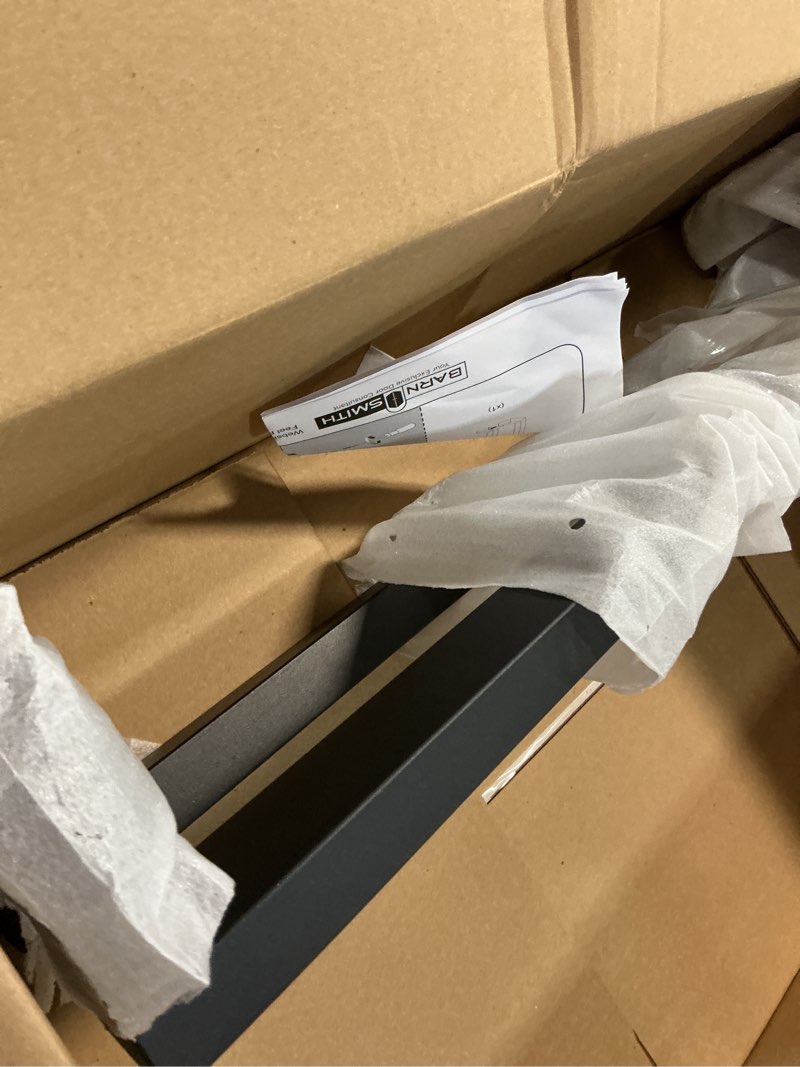 Condition photo showing Good Condition for barnsmith 24 inches commercial door handle pull heavy duty stainless steel modern square rectangle flat shape push pull, entrance entry front office store garage handle pull set