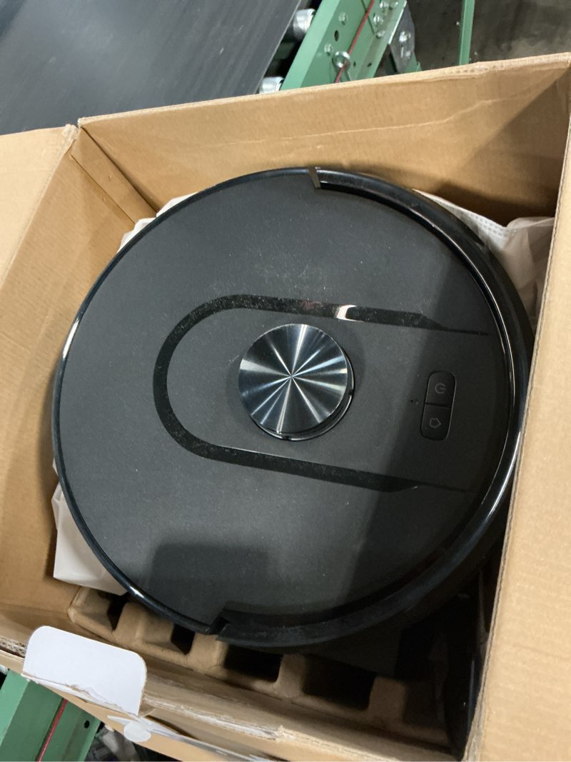 Condition photo showing As Is for Vexilar Robot Vacuum and Mop with Self-Emptying, 5000Pa Robotic Vacuum with LiDAR Navigation, 60-Day Hands-Free Cleaning, 180 Mins Runtime, Home Mapping,No-Go Zones,Ideal for Pet Hair,Carpet (Large)