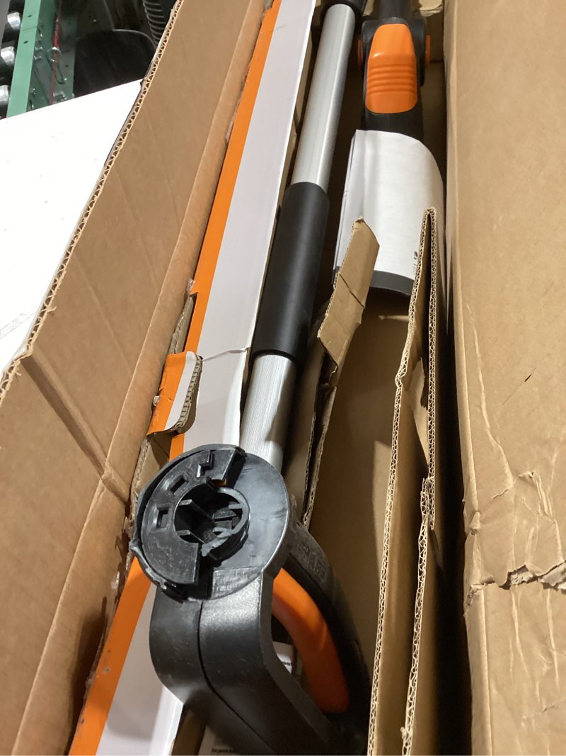 Condition photo showing As Is for worx wg252.9 20v power share 2-in-1 20" cordless hedge trimmer (tool only) 20" 20v hedge trimmer/tool only