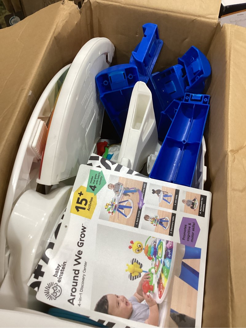 Condition photo showing Good Condition for baby einstein around we grow 4-in-1 walker, discovery activity center and table, age 6 months and up
