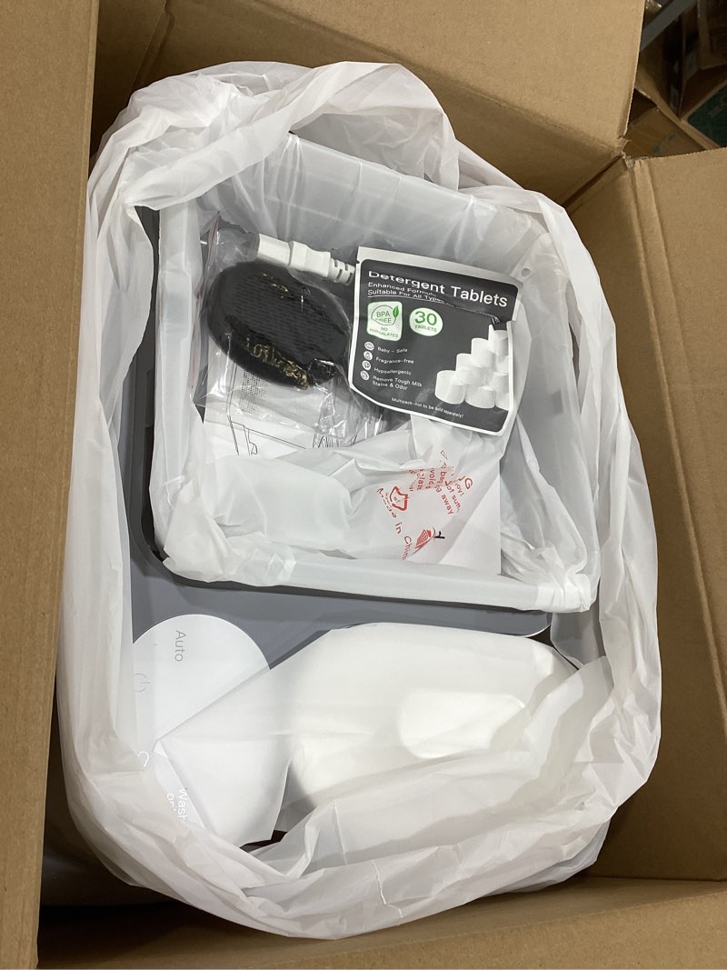 Condition photo showing New/Like New for NCVI Baby Bottle Washer Sterilizer and Dryer Holds 6 Bottles & Pump Parts, Hospital-Grade Steam Sanitizer for Newborn & Multiple Feedings, Large Clean Machine for Busy Moms, Fast 19/49min Wash Cycles 19/49min Washing Time