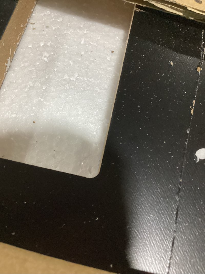 Condition photo showing Good Condition for Black End Table Set of 2 with Charging Station, Side Table with USB Ports and Outlets, Black Nightstand, 3 Tier End Table with Storage Shelf for Living Room, Bedroom Black 2