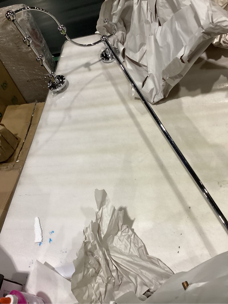 Chrome towel/dry rack *missing hardware*