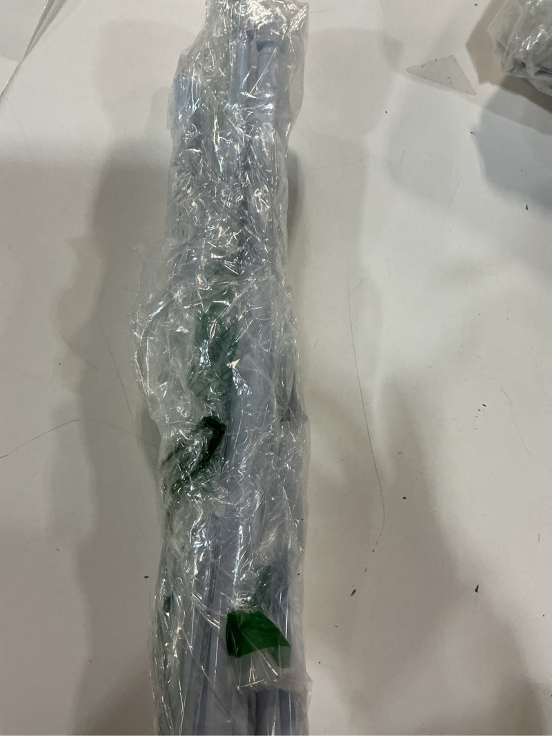 Condition photo showing As Is for 4 Pack Tension Rods for Windows 28 to 48 inch, Adjustable Curtain Rods No Drilling Spring Rods Extendable Pressure DIY Tension Rod for Window Closet Kitchen, White White 28" to 48"-4Pcs