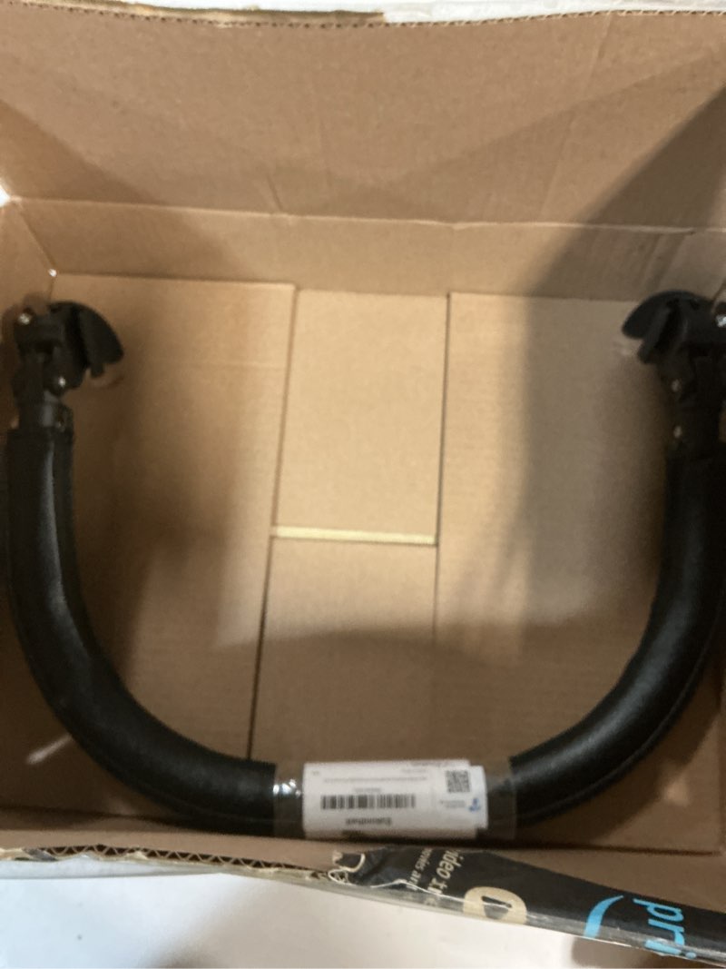 Condition photo showing Good Condition for baby stroller bumper bar,armrest, handle, crossbar accessories for bbz yoyo and yoyo+,black pu leather