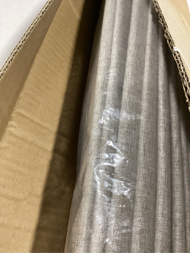 Condition photo showing Good Condition for LazBlinds No Drill Roman Shades for Windows, Cordless Blackout Window Shades with UV Protection, Polyester Fabric for Bedroom & Living Room, 30" W x 64" H, Beige Blackout - Faux Linen - Beige 30"W x 64"H