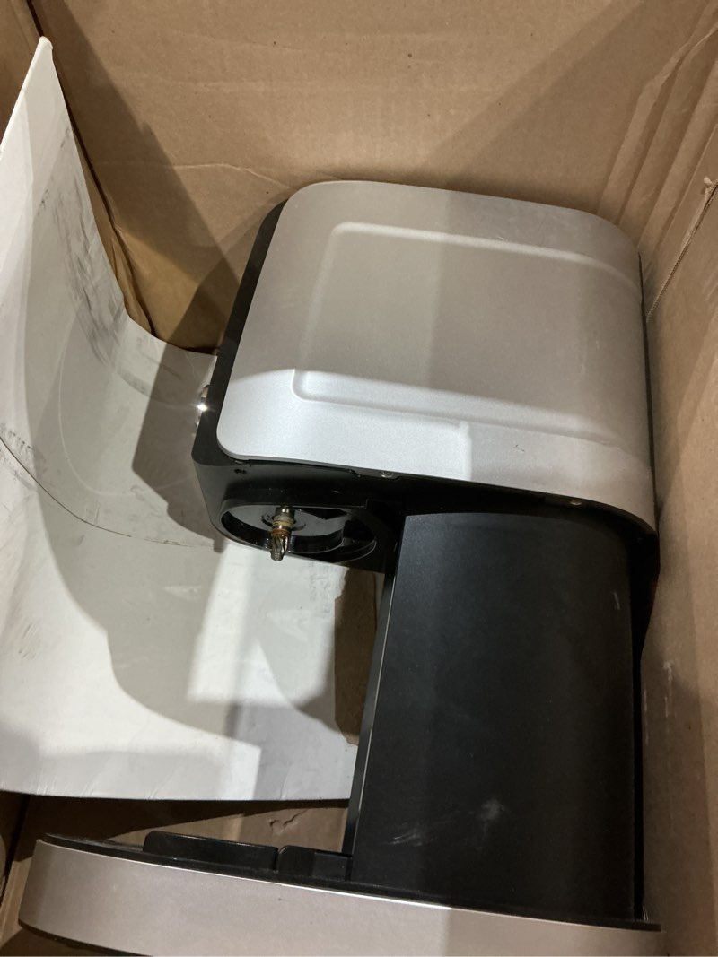 Condition photo showing As Is for ninja creami deluxe ice cream maker, treats and frozen desserts, sorbet, milkshakes, yogurt and more, 11-in-1 programs, xl capacity, includes two 24-oz family-size tubs, silver, nc501