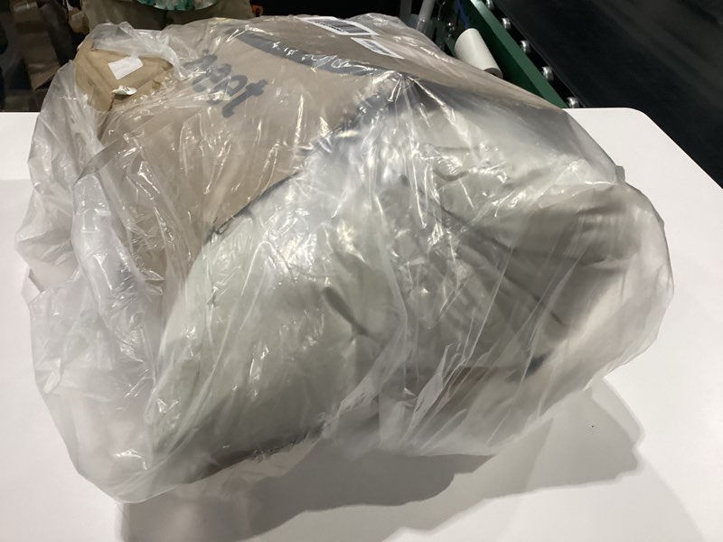 Condition photo showing Good Condition for himeet pintuck bed in a bag, 7 pieces queen size comforter set beige, luxury pinch pleat bed in a bag, soft all season bedding sets with comforter, flat sheet, fitted sheet and pillowcases & shams beige queen