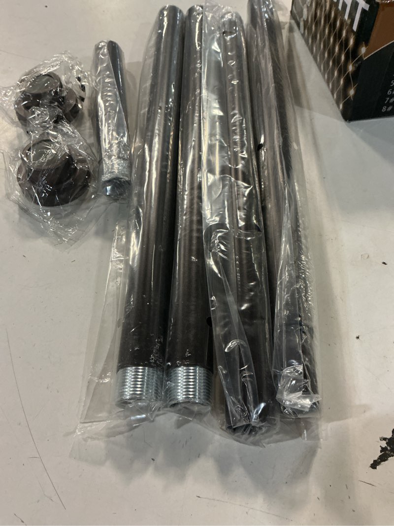 Condition photo showing Good Condition for mcrbeay shower curtain rod, 1" diameter heavy duty tension shower rod | adjustable 28-74 inch non slip no drill spring tension rod for bathroom, shower stall, no rust, bronze