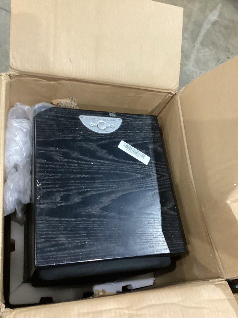 Condition photo showing As Is for polk audio psw10 10" powered subwoofer home audio – power port tech, up to 100 watts, big bass in compact design, easy setup with home theater, timbre-matched with monitor & t-series polk speakers subwoofer single subwoofer