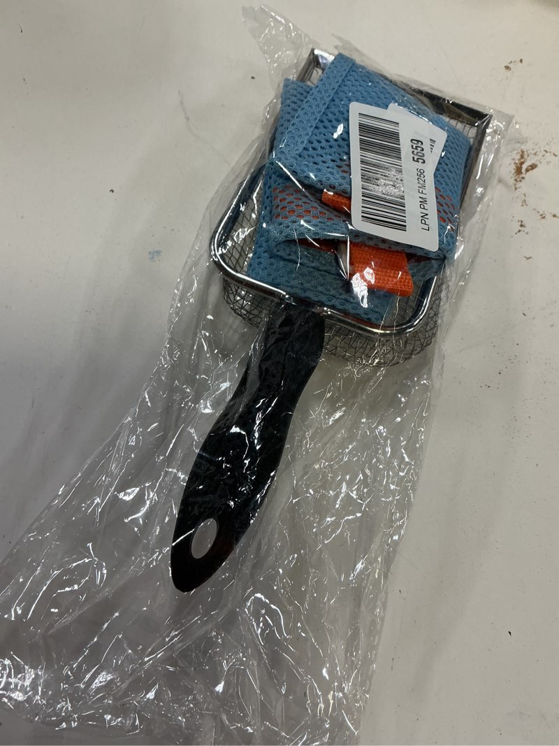 Condition photo showing New/Like New for beach mesh shovel with mesh beach bag for shell collecting, kids filter sand scooper for picking up shells, shark tooth sifter dipper for boys and girls, toy 1pcs shovel with 1pcs bag