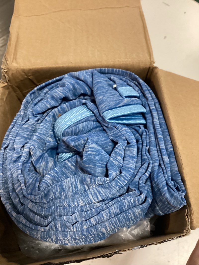 Condition photo showing Good Condition for topcee cooling blanket(90"x108"king size) for night sweats absorbs heat to keep adults cool on warm nights, q-max 0.5 cooling blankets for hot sleepers, ultra-cool lightweight blanket for bed 01-blue 90"×108"