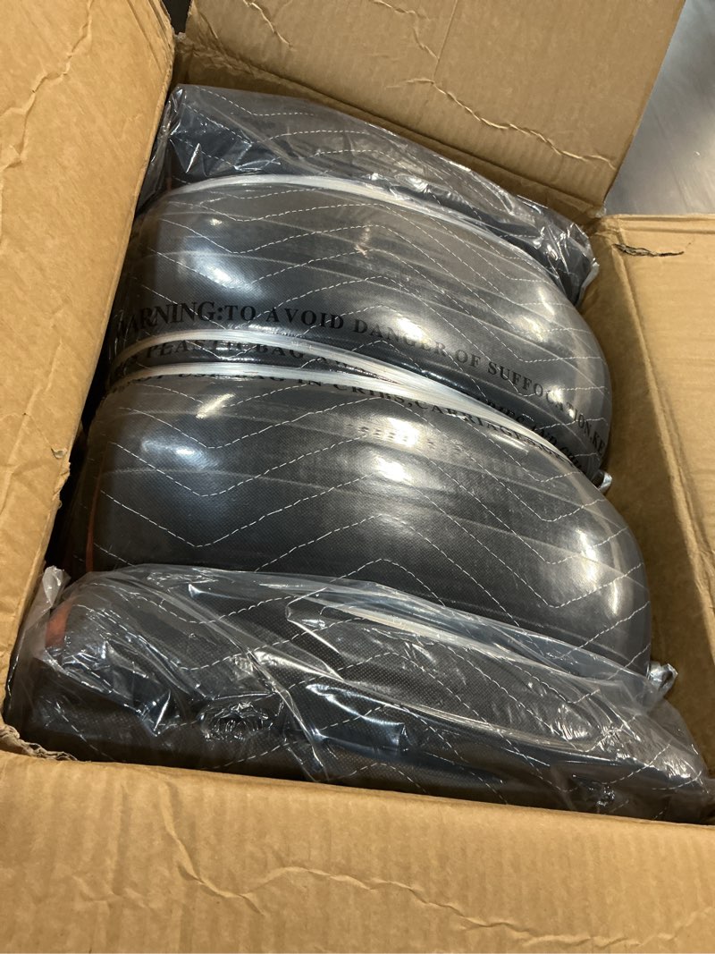 Condition photo showing Good Condition for simpli-magic heavy duty padded moving blankets (12 pack) black/orange