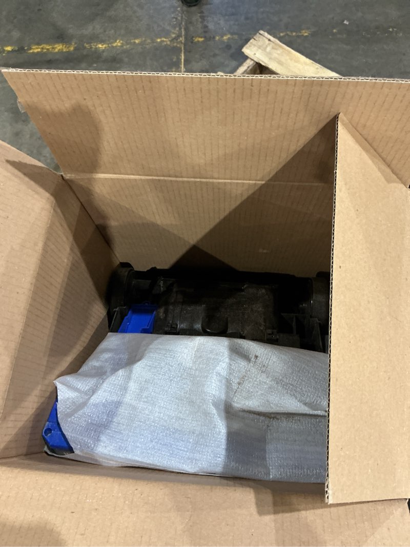 Condition photo showing As Is for bissell cleanview swivel rewind vacuum with automatic cord rewind, turboeraser upholstery tool, triple action brush roll, swivel steering, extension wand, easy-empty dirt tank, multi-cyclonic suction blue