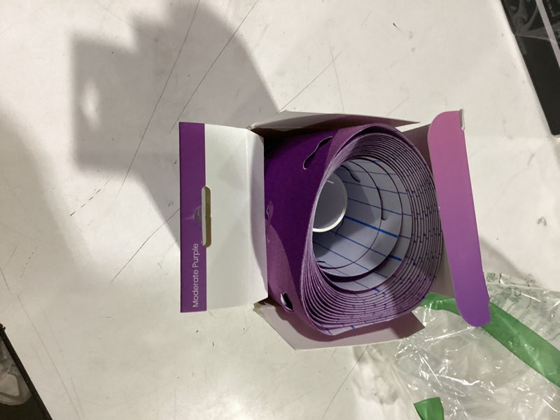 Condition photo showing Good Condition for mama tape pregnancy belly support | pelvic and back pain relief | extra wide 4" x 16.4' roll of kinesiology tape for pregnant skin | maternity belly support | pregnancy must haves | gift for women moderate purple